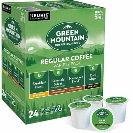 GREEN MOUNTAIN Coffee, Variety, K-Cup, 4PK GMT9974